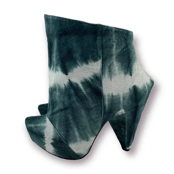 ❌SOLD❌ BRAND NEW 2011 Couture IRREGULAR CHOICE tie dye platform hexagonal boots - Picture 5 of 14